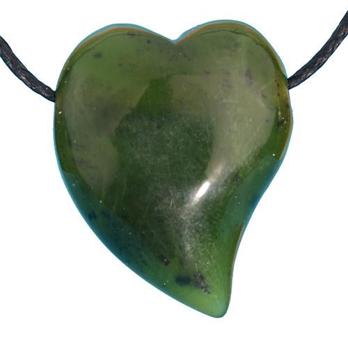 Jade Puff Heart Shape Pendant