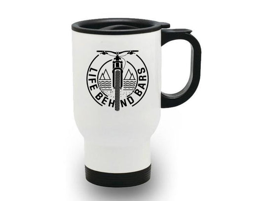 Life Behind Bars Shut Up And Ride 14oz Stainless Steel Travel Mugs