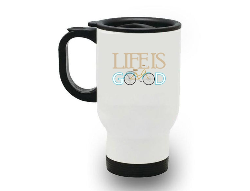 Life Behind Bars Life Is Good 14oz Stainless Steel Travel Mugs