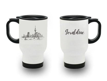 Personalized 14oz Travel Mugs Auckland & Customized Name