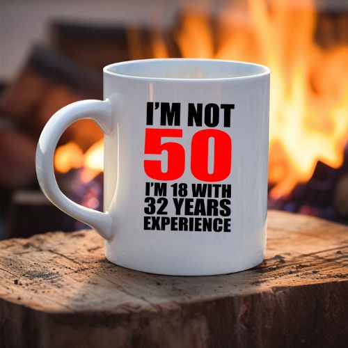 Personalised 50th Birthday Coffee Mug
