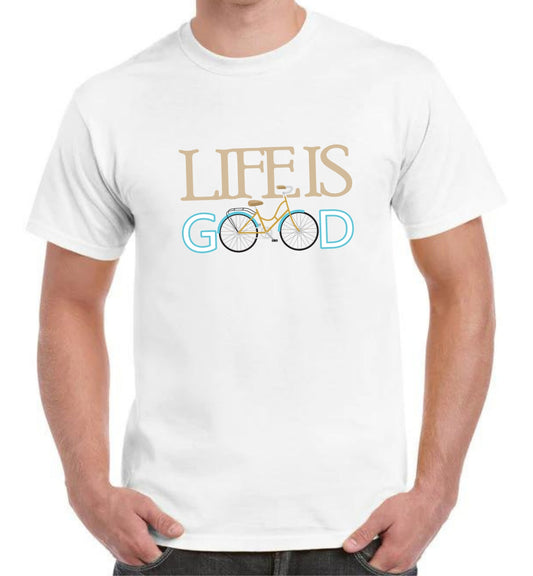 Life Is Good Bike Riding T-Shirt