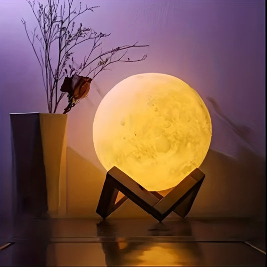 LED 3D Moon Decorative Bedroom Night Light