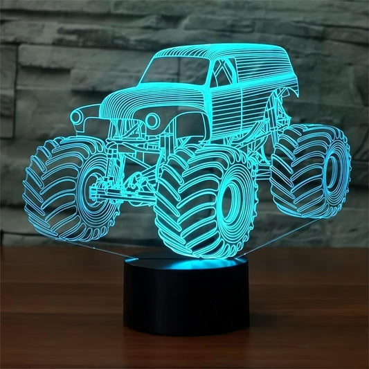 Monster Truck 3D LED Night Lamp